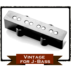 Rio Grande Vintage J-Bass Pickup (VJ-Black)