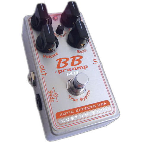 bb preamp pedal Xotic BBP-MB Xotic BB Preamp with Mid-Boost Knob From the Xotic Custom