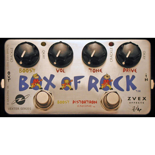 zvex distortion pedal Z. Vex Vexter Series Box of Rock (Zvex) Distortion Pedal