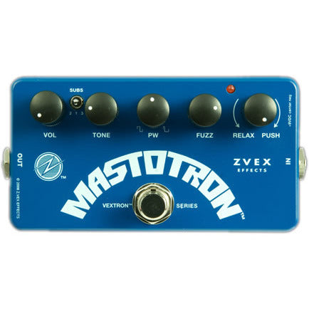 heavy fuzz pedal Z. Vex Mastotron (Zvex) Vextron Series Sub-Heavy Silicon Fuzz Pedal